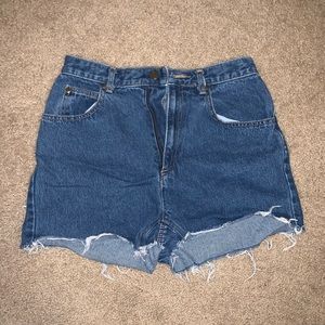 High-Waisted Jean Shorts